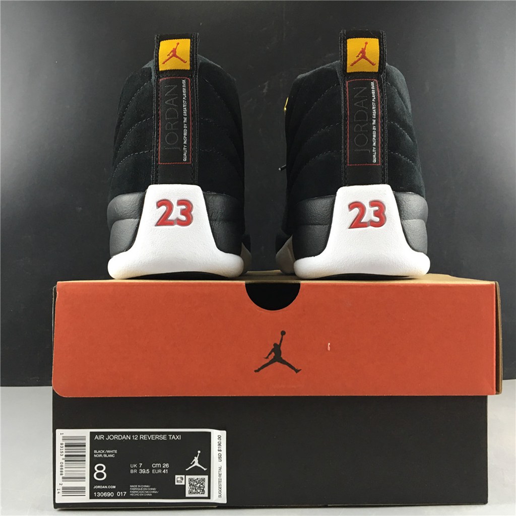 Air Jordan 12 Reverse Taxi 130690-017